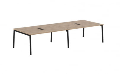 Бенч-система ЕДИС ЕЛВСТ 3513 Дуб Денвер светлый Черный / EDIS ELWST