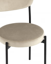 Стул Бриф НЕВ велюр Бежевый / NEW