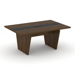 Стол переговорный Корнер CОР.ПРГ-18 Орех Лоренцо Графит / Corner COR.PRG-18