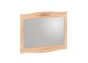 Зеркало навесное АДЕЛЕ 11 Дуб Сонома/Орех шоколадный (спальня) / ADELE