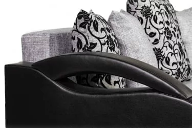 Диван прямой Юпитер БД Аслан серый