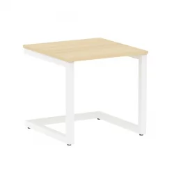 Журнальный стол ХОМЕ ОФФИCЕ ВР.СП-2-58.Г Акация Лорка/Белый металл / HOME OFFICE VR.SP-2-58.G