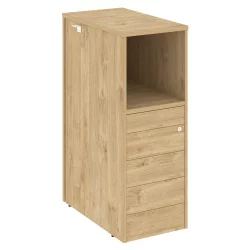 Тумба 5 ящиков ТИП-ОН завершающая, правая ОНИКС О.Р-ТВ-5ТИП(Р) Тиквуд светлый / TIP-ON ONIX O.R-TV-5TIP(R)