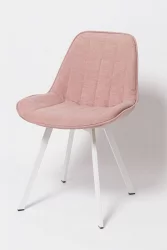 Стул для гостиной К 21 вхите Розовый (ПС 12\б) / white (PС