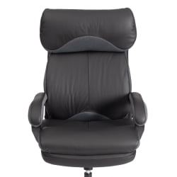 Кресло руководителя Дуке метал БЛ кож/зам/ткань, черный/серый, 36-6/12 / Duke metal BL