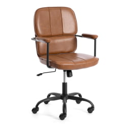 Кресло АЛПХА иск. кожа, Бровн (коричневый) / ALPHA Brown