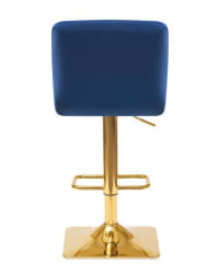 Стул барный ДОБРИН ГОЛДИЕ (синий велюр (МДЖ9-117)) 2 шт / DOBRIN GOLDIE (MJ9-117))