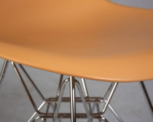 Стул обеденный ДОБРИН ДСР (ножки хром, цвет персиковый (НКС-Й-06)) 4 шт / DOBRIN DSR (NX-Y-06))