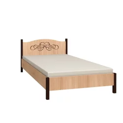 Полутороспальная кровать АДЕЛЕ 3 Дуб Сонома/Орех шоколадный(спальня) / ADELE