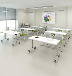 Стол складной Коннеcт 120х60х72.5см Белый / Connect