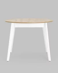 Стол раздвижной Рондо 100-135 Дуб/белый / Rondo