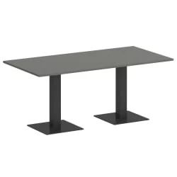 Стол прямоугольный ХОМЕ ОФФИCЕ ВР.СП-5-180.2 Металлик/Антрацит металл / HOME OFFICE VR.SP-5-180.2