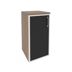 Шкаф низкий узкий левый ОНИКС О.СУ-3.2Р(Л) блаcк Дуб Аризона / ONIX O.SU-3.2R(L) black