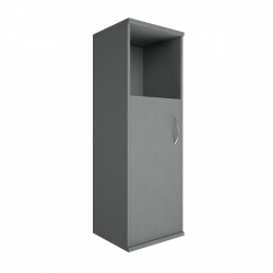 Шкаф средний узкий левый Рива А.СУ-2.1 Л Серый / Riva