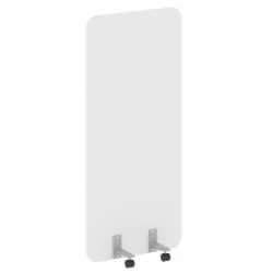 Перегородка на металлических опорах, на роликах Р-лине ДП.Р-80-180 Белый / R-line DP.R-80-180