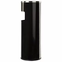 Урна с пепельницей ЛАИМА ПРОФЕССИОНАЛ 27 литров Черный / LAIMA PROFESSIONAL