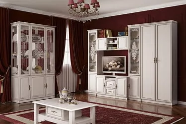 Узкий шкаф в прихожую Габриэлла 06.85-02 Вудлайн кремовый Аруша венге