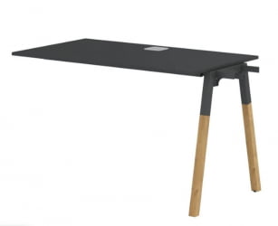 Брифинг-приставка Форта ФБ 1167 Черный графит Дуб Гамильтон / Forta FB