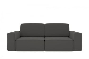 Диван прямой Сунндал (Берхоусе) Цвет фасада: Серый велюр; Тип: Прямой; Материал фасада: Металл/Велюр / (Berhouse)