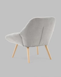 Кресло Олби Страйпс светло-серый