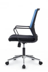 Кресло Минт РCХ М1029МБЕ Синий/Черный / Mint RCH M1029MBE