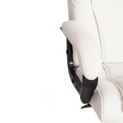 Кресло БЕРГАМО хром (22) кож/зам, белый, 36-01 / BERGAMO