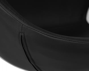 Кресло дизайнерское ДОБРИН СВАН Черный кожзам П13 / DOBRIN SWAN P13