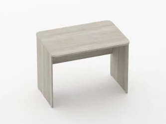 Стол прямой Глассй 1.10.10 Дуб сантана светлый / Glassy