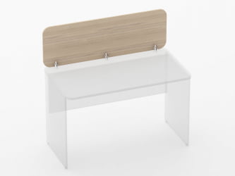 Экран разделительный прямой Глассй 5.14.12 Туя / Glassy