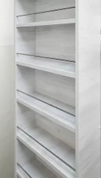 Поворотный шкаф Драйв Шелф (правый) Беленый дуб