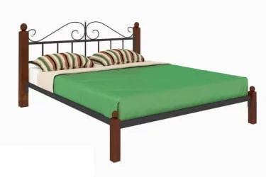 Кровать Диана Лукс 1400х1900 Желтая / Lux