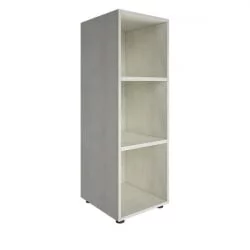 Стеллаж узкий ЙАЛТА ЛТ-СУ2 Снежная Патина / YALTA LT-SU2