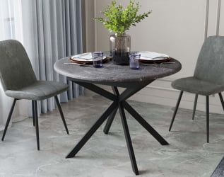 Обеденный стол Орфей 49.1 Мрамор темный