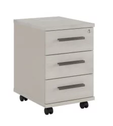 Тумба подкатная 3 ящика Нев Лине НЛН36330321 Дуб шамони светлый / New Line NLN36330321