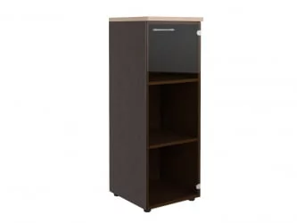 Шкаф колонка со стекляной дверью и топом КСМC 42.2 Бук Тиара/Рено / XMC