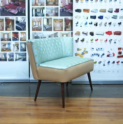 Кухонный уголок Бьерн двойной бирюза/бежевый