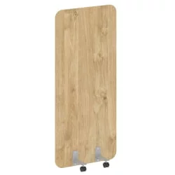 Перегородка на металлических опорах, на роликах Р-лине ДП.Р-80-180 Тиквуд Светлый / R-line DP.R-80-180