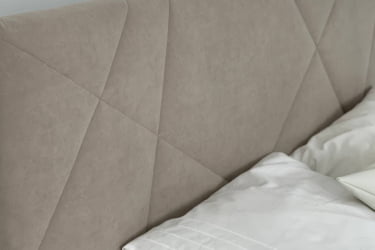 Односпальная кровать с подъемным механизмом Бест с подъем. механизмом ЗП.КМ0.9-02 капучино (велюр) / ZP.KM0.9-02