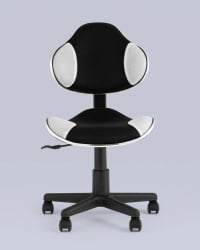 Стул офисный КЗЙ Черно-белый / QZY