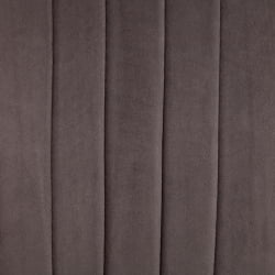 Мягкий стул ВЕРТЕР (мод. БC577-ДC) металл, флок, 41 х 52 х 95 см, Дэрк грей (темно-серый) ХЛР24 / черный / VERTER (mod. BC577-DC) Dark grey HLR24