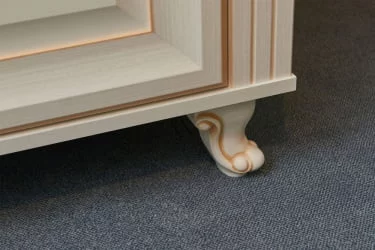 Комплект мебели для прихожей Марлен №10 Кремовый белый Патина