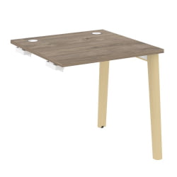 Стол-приставка с опорным элементом ОНИКС ВООД ОВ.СПР-0.8 Тиквуд Темный/Светлый / ONIX WOOD OW.SPR-0.8