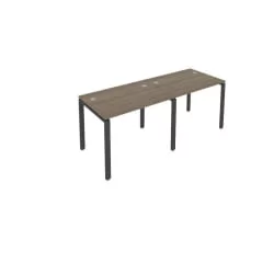 Рабочая станция на 2 раб.места Метал Сйстем Б.СМ-2.1 Вяз/Антрацит / Metal System