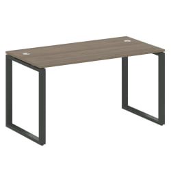Стол письменный на О-образном м/к МЕТАЛ СЙСТЕМ БО.СП-3 Вяз/Антрацит / METAL SYSTEM