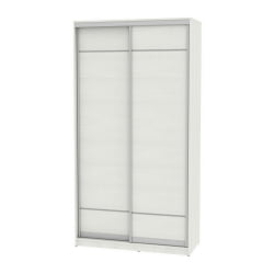 Шкаф-купе белый Б-220х120х60-2(ВД-Д7Д7) / B-220х120х60-2(ВД-D7D7)