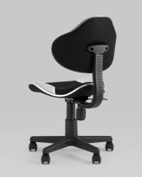 Стул офисный КЗЙ Черно-белый / QZY