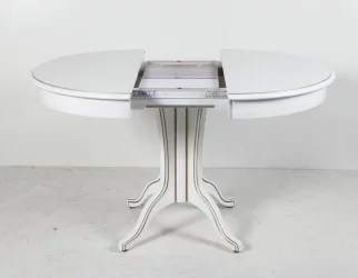 Стол обеденный Орион-5 (д1100) тон 1 с золотой патиной / (d1100)