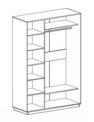 Двустворчатый шкаф 1500 (дуб сонома)