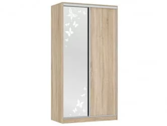 Шкаф-купе Рио 1-600 бабочки Дуб сонома