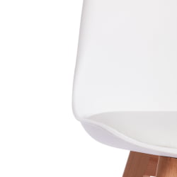 Стул ТУЛИП (мод. 73) / 1 шт. в упаковке дерево/пластик/ПУ, 48.5*52.5*83cм, белый / TULIP (mod. 48.5*52.5*83cм,